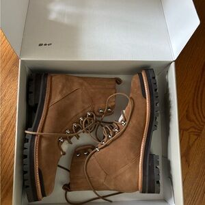 women’s Marc Fisher Brown Suede Boots